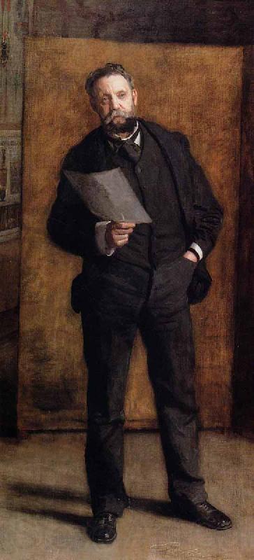 Thomas Eakins Portrait of Leslie W Miller Norge oil painting art